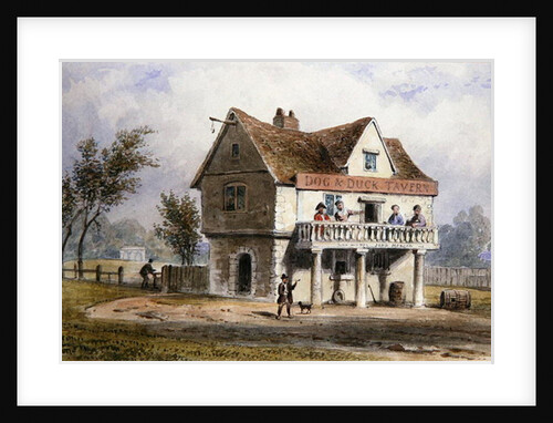 A View of the Old Dog and Duck, St. George's Fields by Thomas Hosmer Shepherd