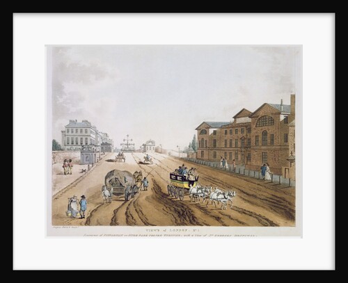 View of London, 1797 by English School