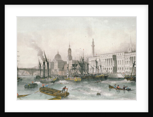 The Port of London by Thomas Allom