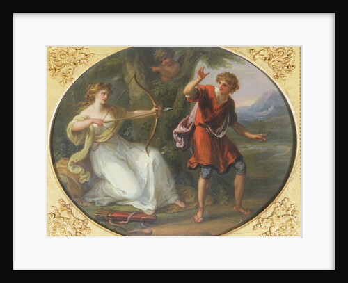 A Nymph drawing her Bow on a Youth, 1780 by Angelica Kauffman