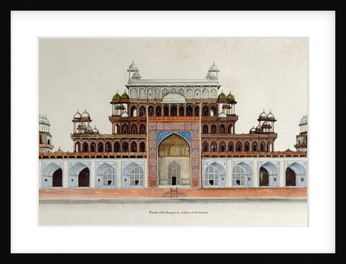 Tomb of the Emperor Akbur at Secundra by School English