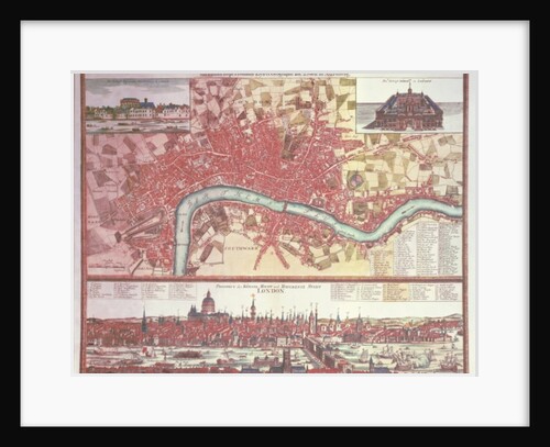 Map of London by School German