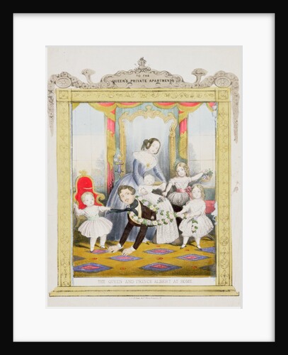 The Queen and Prince Albert at Home by English School