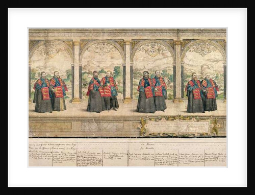 Imaginary Composite Procession of the Order of the Garter at Windsor by English School