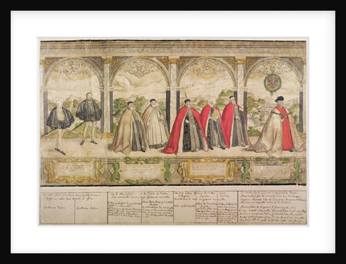 Imaginary Composite Procession of the Knights of the Garter by English School