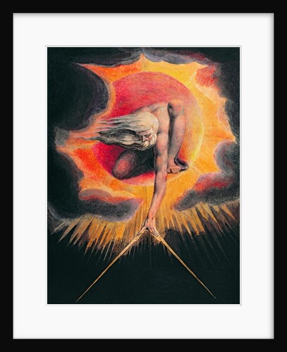 Urizen Measuring out the Material World, The Ancient of Days, 1794 by William Blake