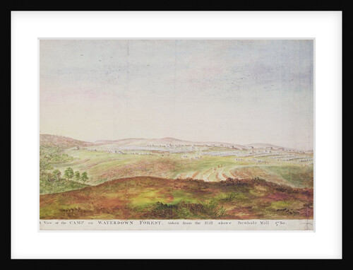 A View of the camp on Waterdown Forest, 1780 by James the Younger Lambert
