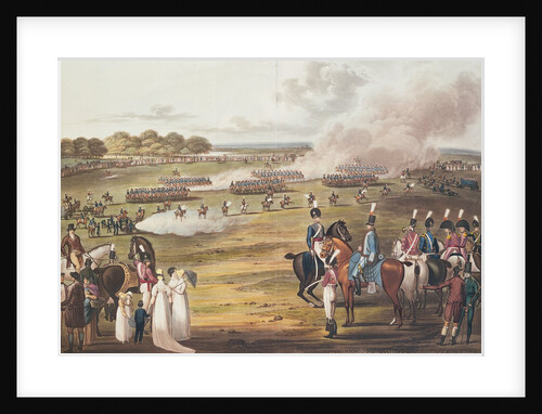 View of the London Volunteer Cavalry and Flying Artillery, 1805 by Charles Cranmer