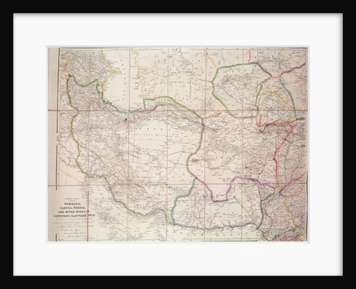 Map of Central Asia, 1834 by John Arrowsmith