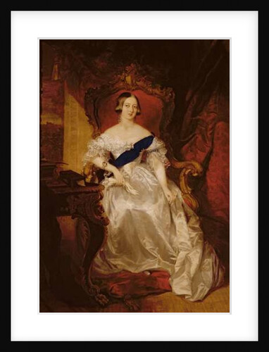 Portrait of Queen Victoria by School English