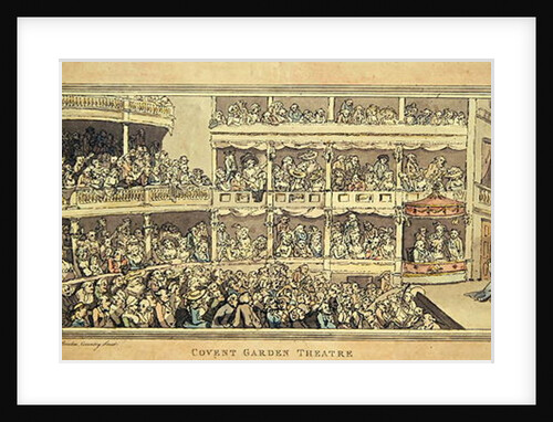 Covent Garden Theatre, 1786 by English School