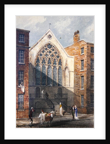 View of Ely Chapel, 1815 by J. P. Neale