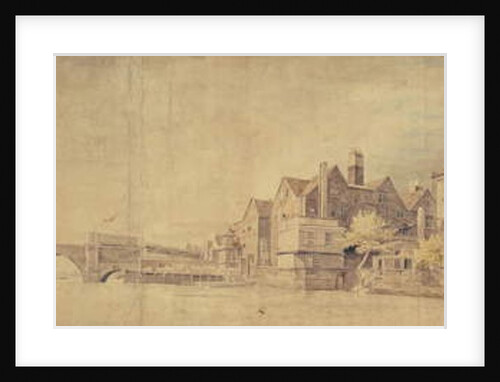 View of Westminster Bridge and Montagu House, c.1750 by Samuel Scott