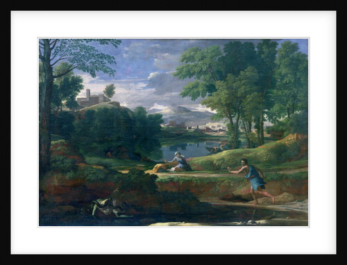 Landscape with a Man killed by a Snake, c.1648 by Nicolas Poussin