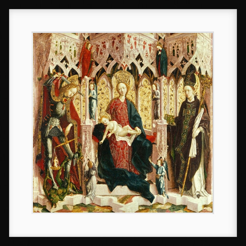 The Virgin and Child Enthroned, c.1475 by Michael Pacher