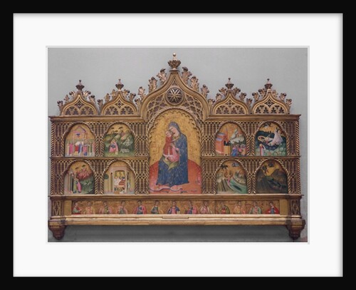 The Virgin and Child with Legendary Scenes by Italian School