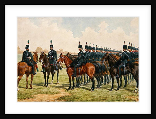 Royal East Kent Yeomanry, 1865 by School English