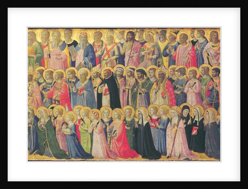 The Forerunners of Christ with Saints and Martyrs, 1423-24 by Fra Angelico