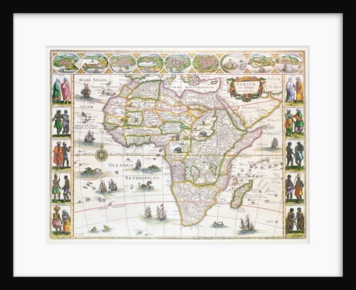 Africa Nova, c.1617 by Willem Blaeu