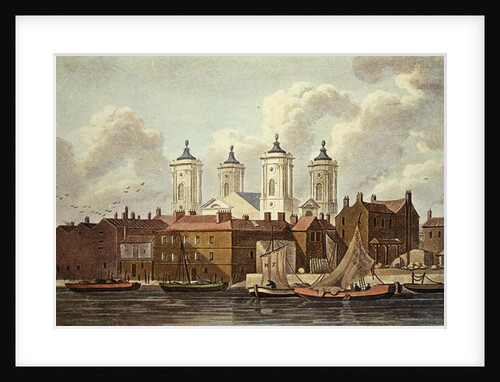 St. Johns Church Westminster, 1815 by Thomas Hosmer Shepherd