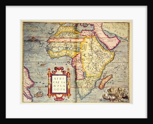 Africae tabvla nova, 1570 by Abraham Ortelius