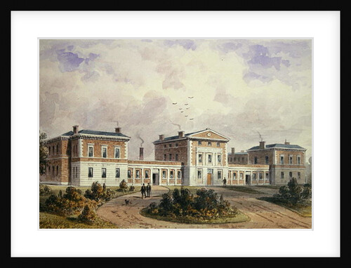 Fever Hospital, Liverpool Road, 1849 by Thomas Hosmer Shepherd