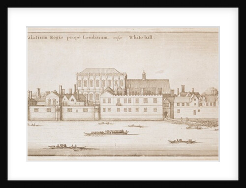 View of Whitehall, 1645 by Wenceslaus Hollar