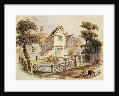 The Old Cheesecake House, 1841 by English School