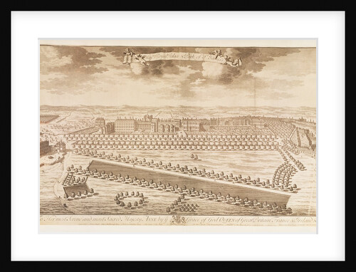 View of the Royal Palace and Park of St James's by School English