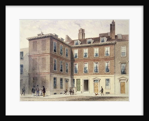 Judge Jeffrey's House, 1853 by Thomas Hosmer Shepherd