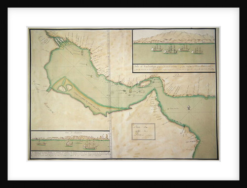 Plan of the Persian Gulf by School French
