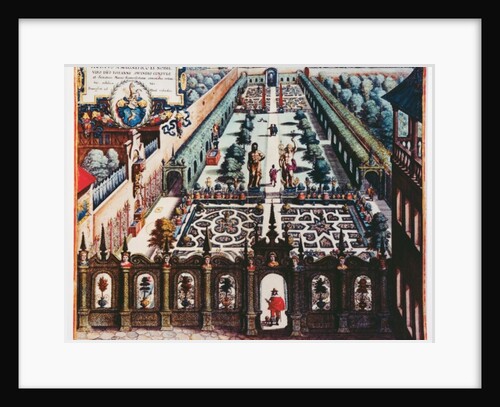 The Garden of Burgermeister Schwind by Mattaus the Younger Merian