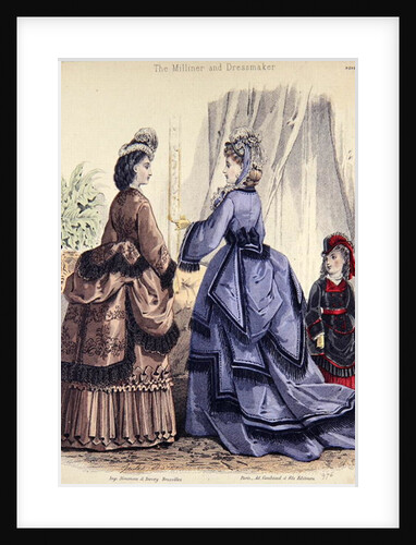 The Milliner and Dressmaker, 1888 by School French