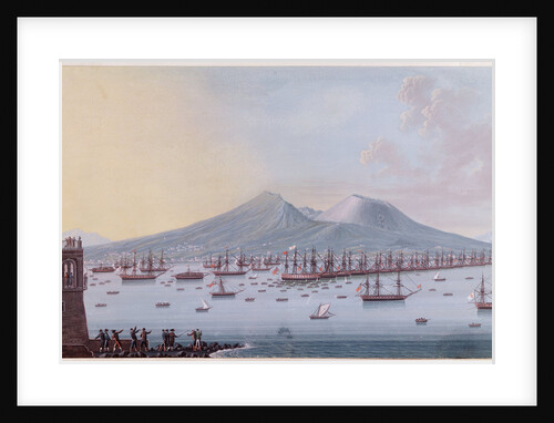 View of the Bay of Naples by Giacomo Guardi