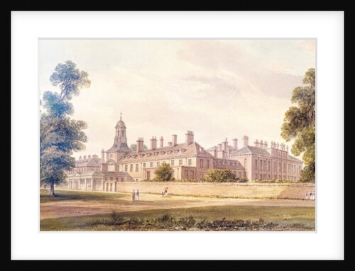 The South-West view of Kensington Palace, 1826 by John Buckler