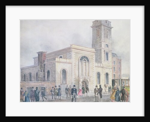 View of St. Bartholomew's Church by English School