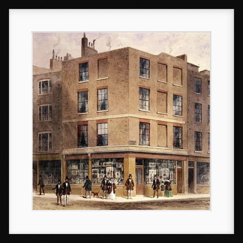 Alderman Moon's print shop, by Thomas Hosmer Shepherd