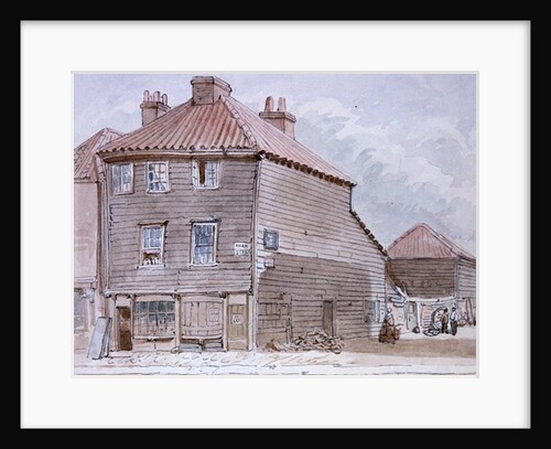 View of an Old House in High street, Lambeth by J. Findley