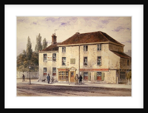 Pied Bull Public House, 1848 by Thomas Hosmer Shepherd