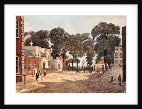 View of Whitehall Yard by English School