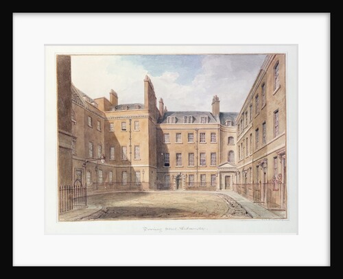 View of Downing Street, Westminster by John Buckler
