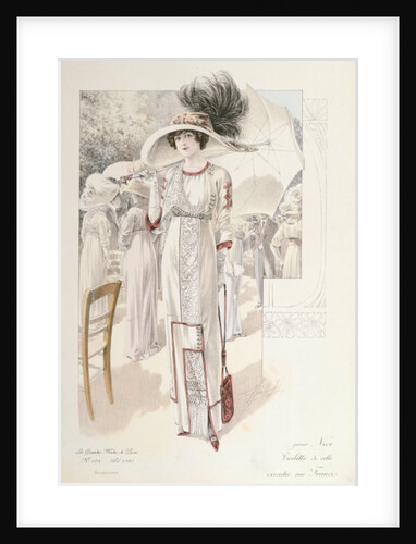 A town dress by School French