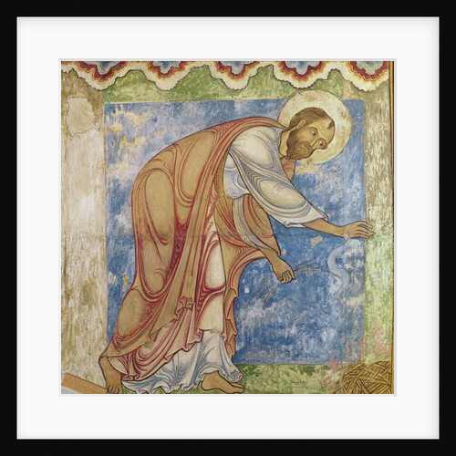 St. Paul and the Viper, in St. Anselm's Chapel, c.1180 by English School