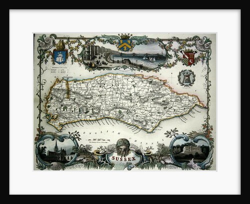 Map of Sussex by School English