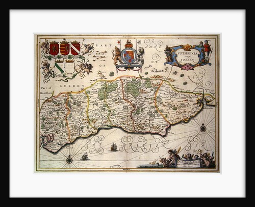 Map of Sussex by School English