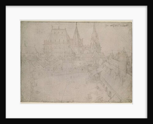 The Minster at Aachen, 1520 by Albrecht Dürer or Duerer