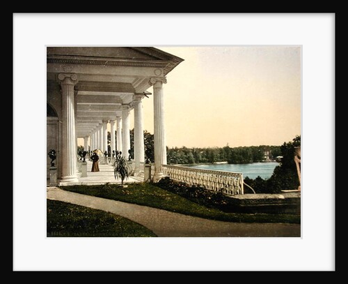 Vintage postcard of the Terrace at Tsarskoye Selo, 1890s by Russian Photographer