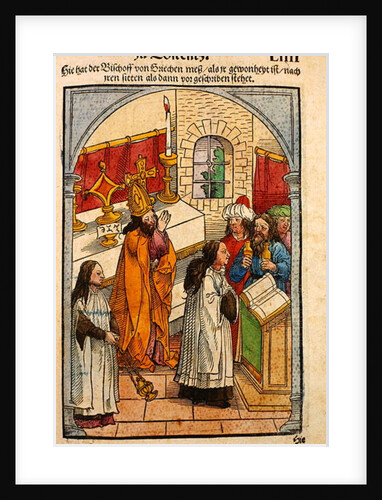 A scene from the Council of Constance by Ulrich von Richental