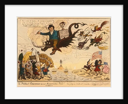 The Political Champion turned Resurrection Man! -Out of thy own Mouth will condemn thee.., 1819 by Isaac Robert Cruikshank