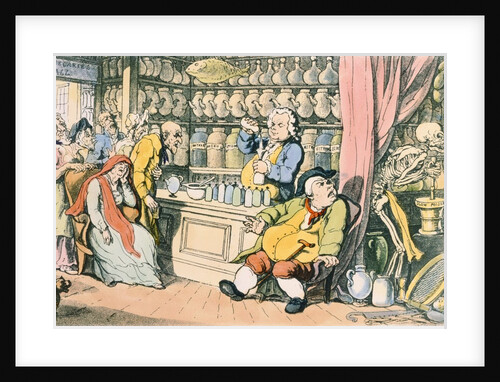Death and the Apothecary by Thomas (after) Rowlandson